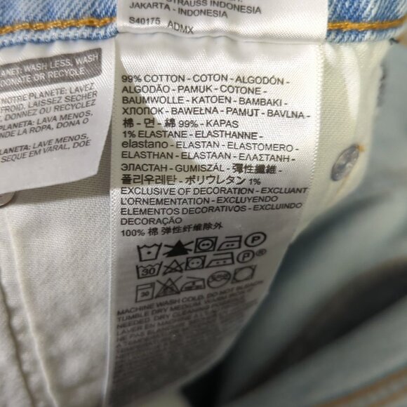 Levi's Jeans Men's 33x30 Blue 505 Regular Fit Straight Leg Denim - Picture 9 of 11